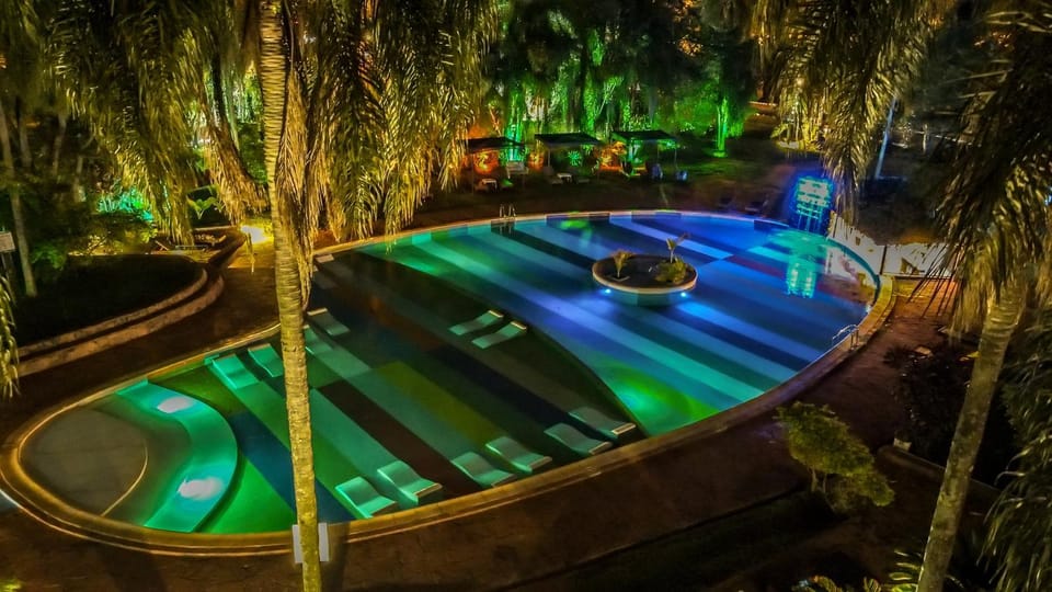 Night, Swimming pool, Swimming pool
