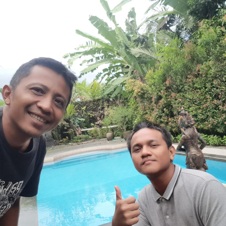 Day, People, Garden, Swimming pool