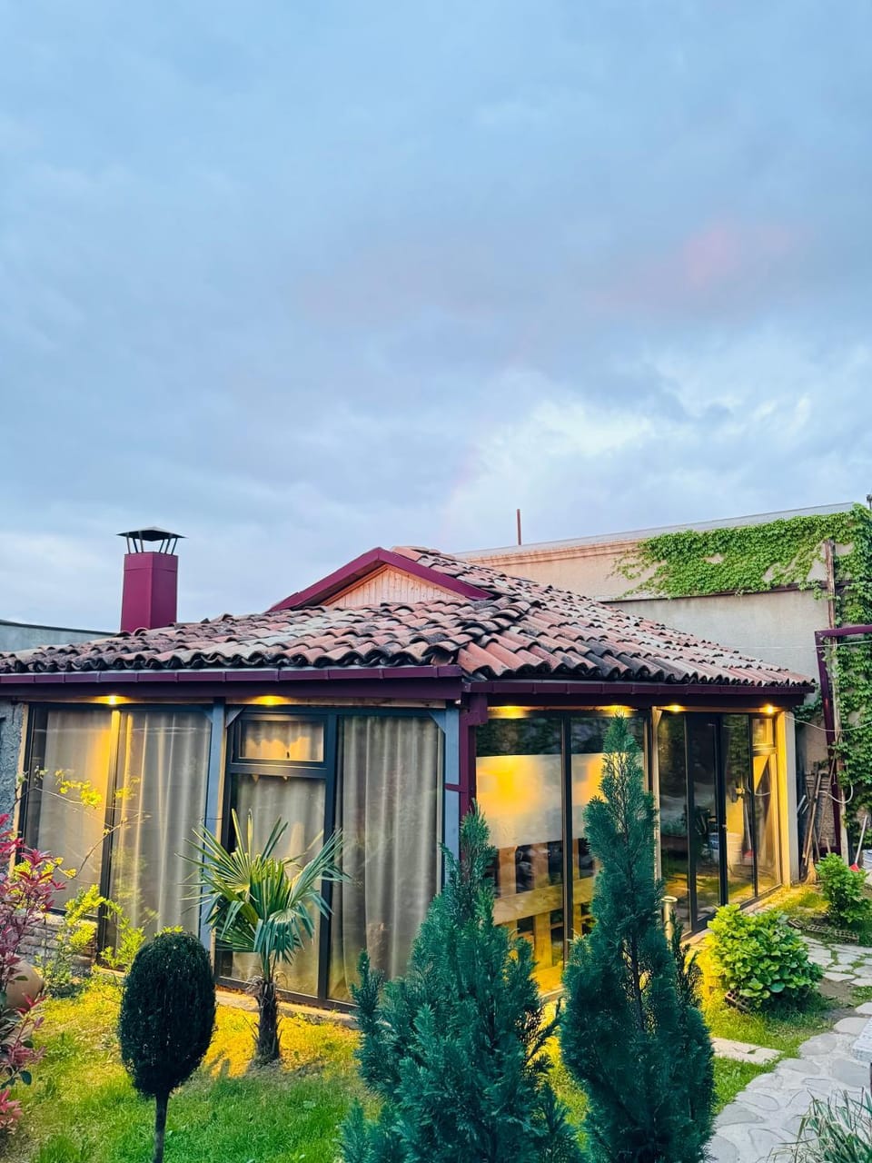 Property building, Garden view
