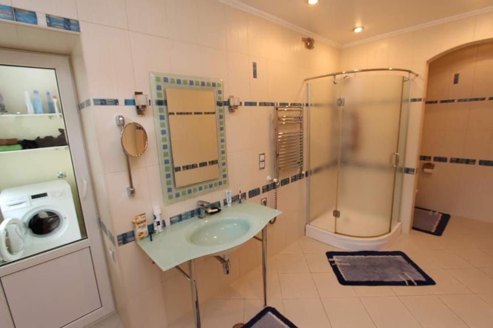 Shower, Bathroom, Photo of the whole room, Decorative detail