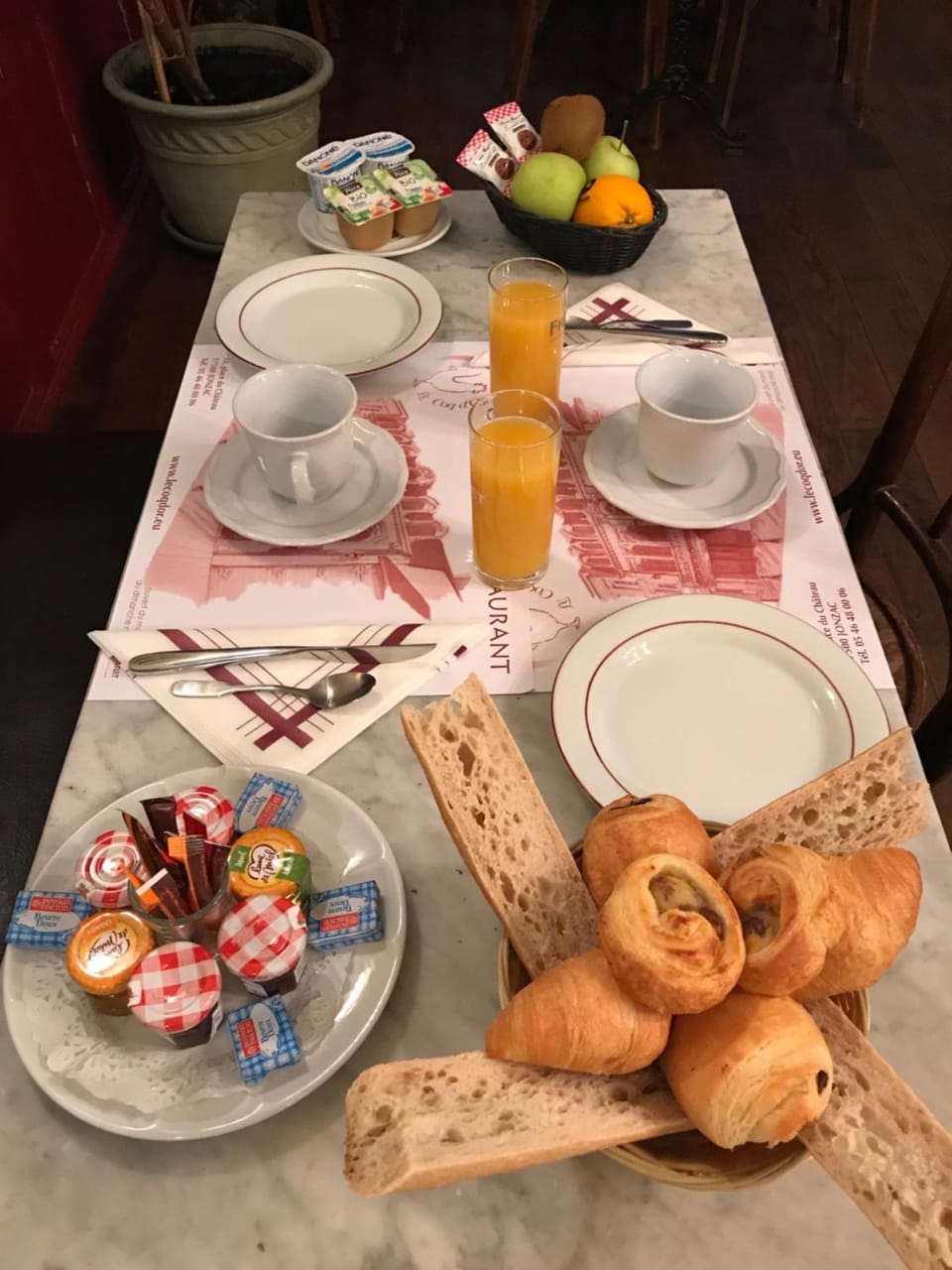 Continental breakfast