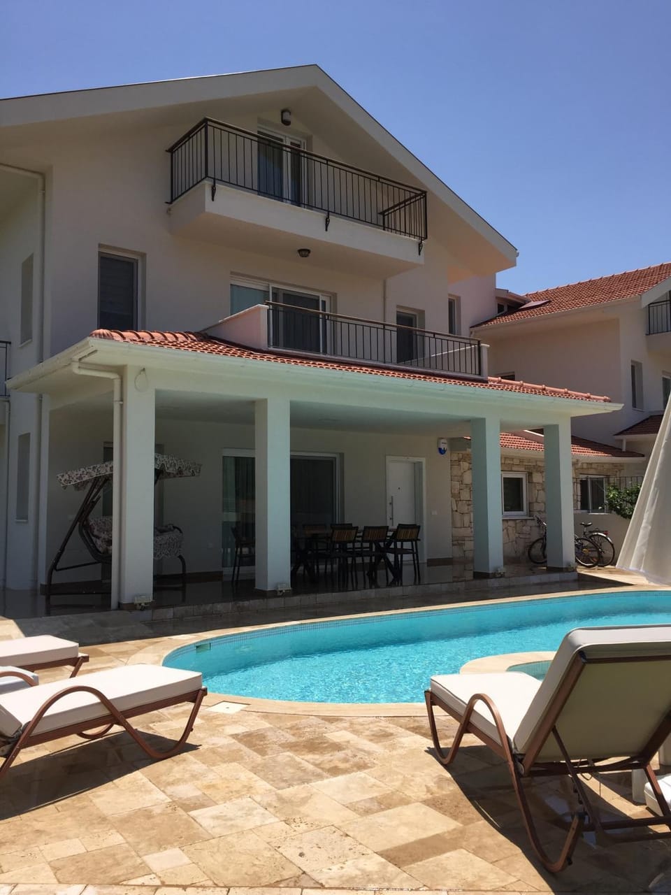 Facade/entrance, Pool view