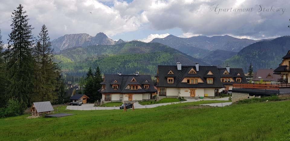 Property building, Bird's eye view, Summer, Mountain view