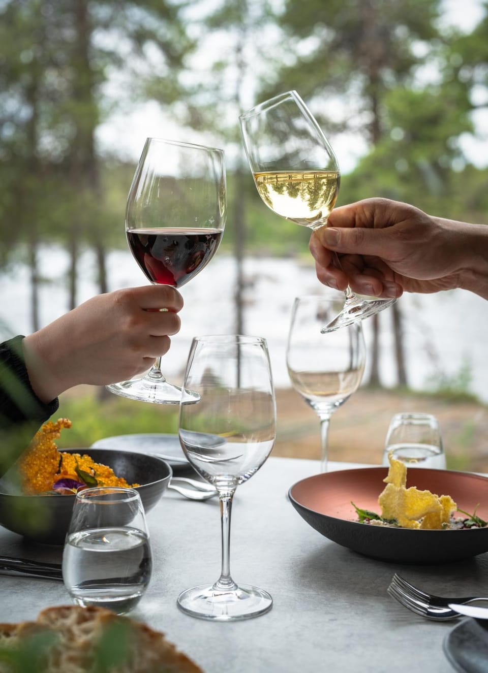 Restaurant/places to eat, Summer, Food, River view