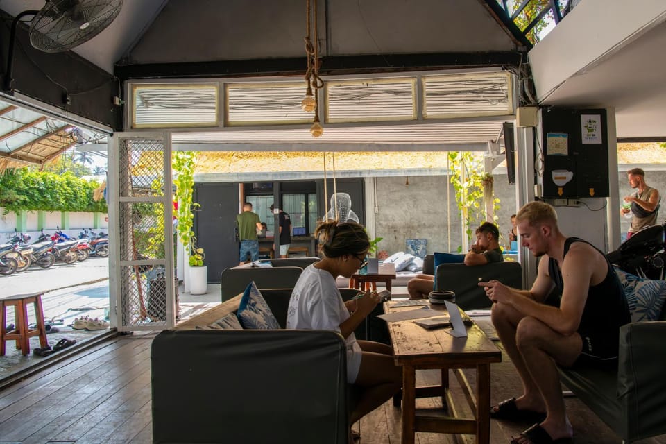 Area and facilities, group of guests