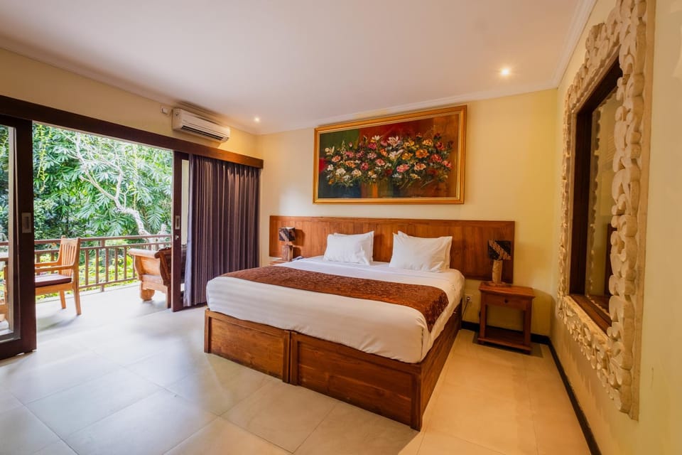 Bed, Photo of the whole room, Bedroom, air conditioner