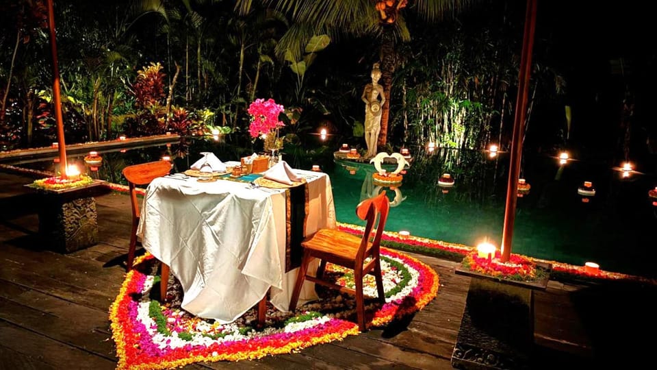 Night, Swimming pool, Dinner