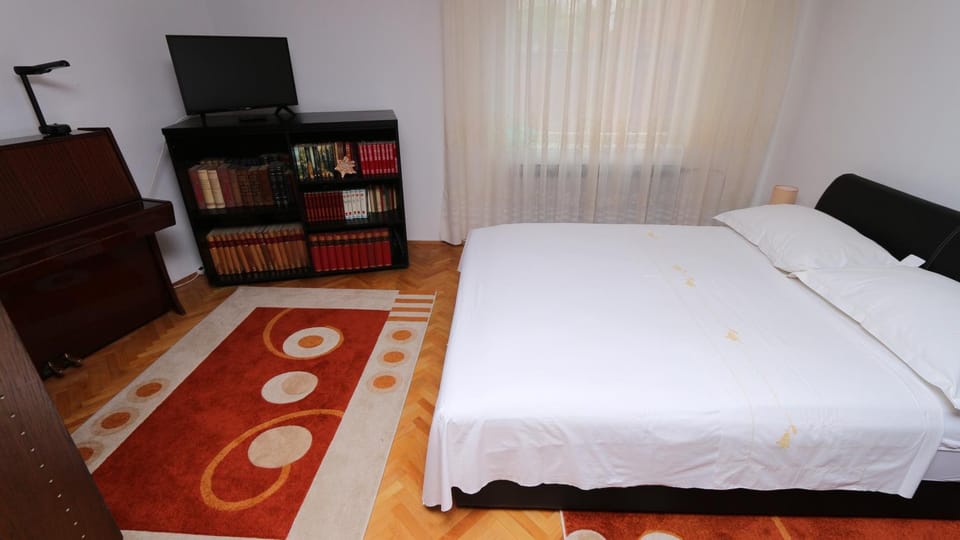 Communal lounge/ TV room, Bed, Library, TV and multimedia, Photo of the whole room, Evening entertainment, Bedroom