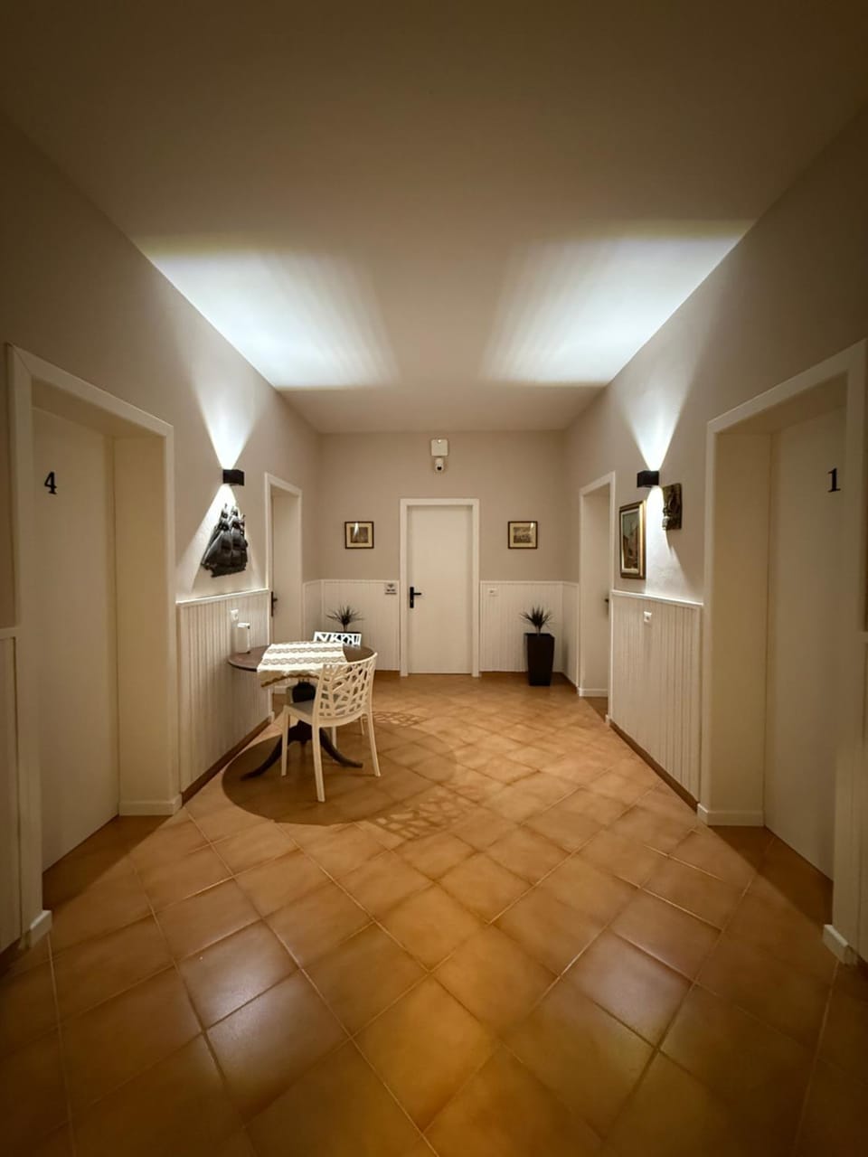 Facade/entrance, Seating area
