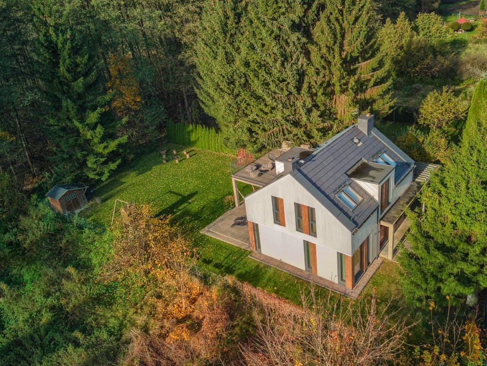 Property building, Garden view