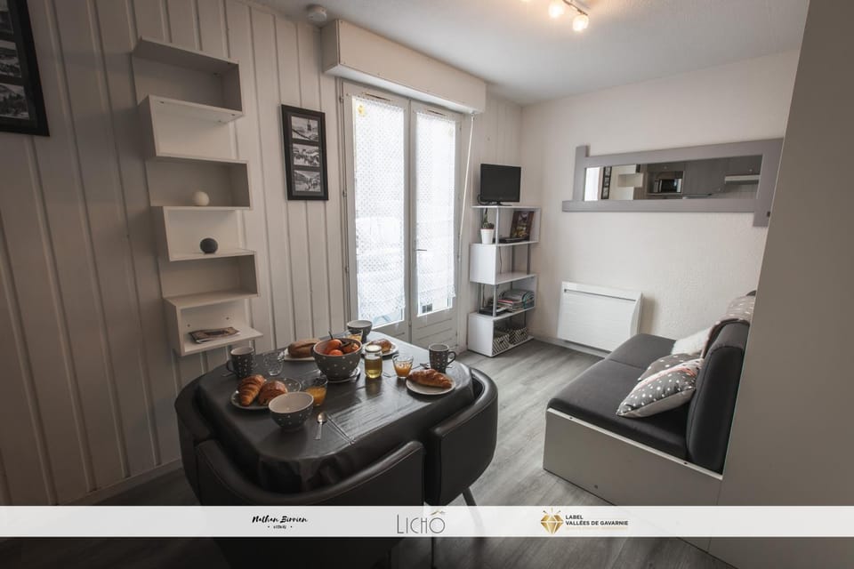 Studio LE COL DU TOURMALET 2-4 pers linge parking wifi Apartment in Aragon