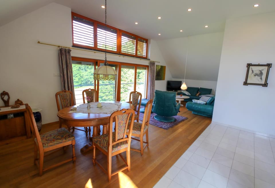 Spring, Day, TV and multimedia, Other, Photo of the whole room, Decorative detail, Decorative detail, Dining area, On site, Garden view, Garden view, River view