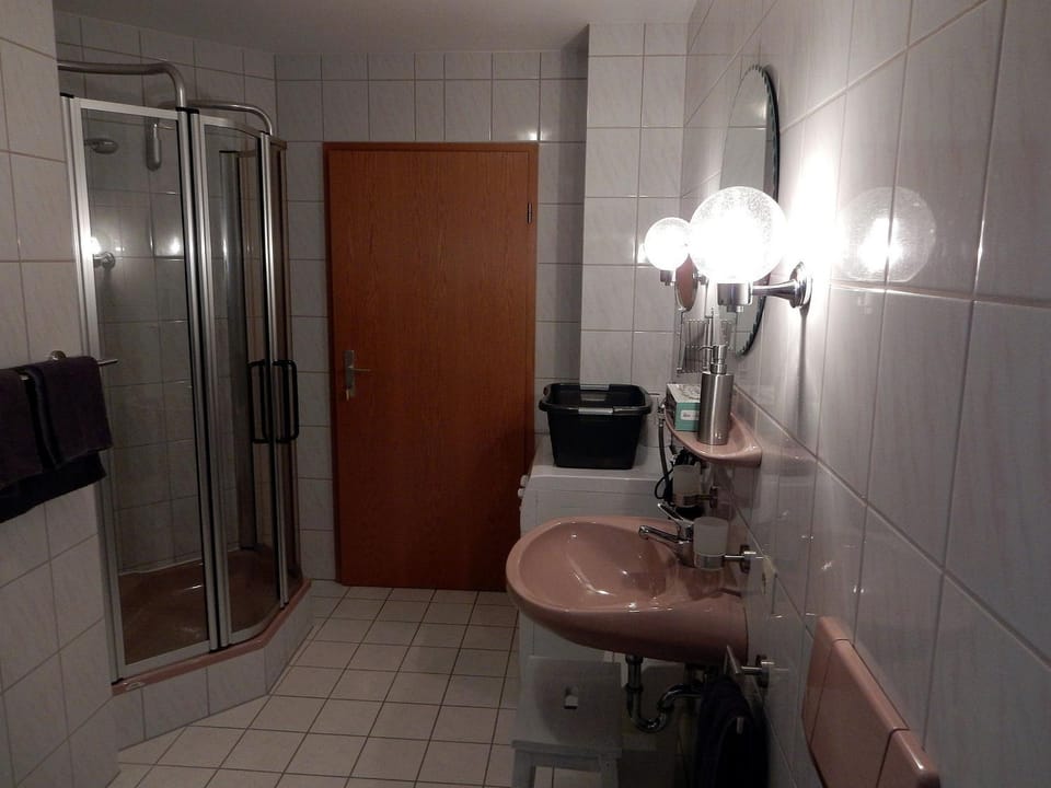 Bathroom, Living room