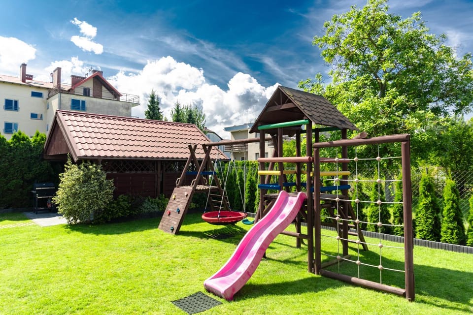 Day, Children play ground, Garden, Garden view