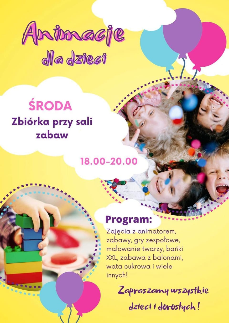 Property building, Kids's club, children