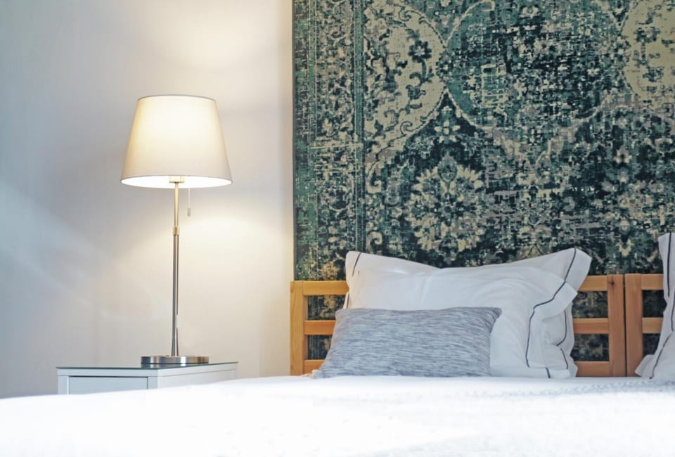 Bed, Photo of the whole room, Decorative detail, Bedroom