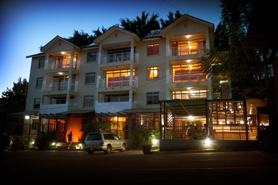 Property building, Facade/entrance, Night