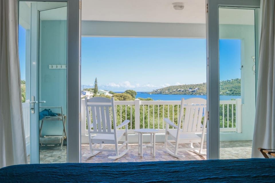 Bed, Balcony/Terrace, Seating area, Sea view, Sunrise, Sunset