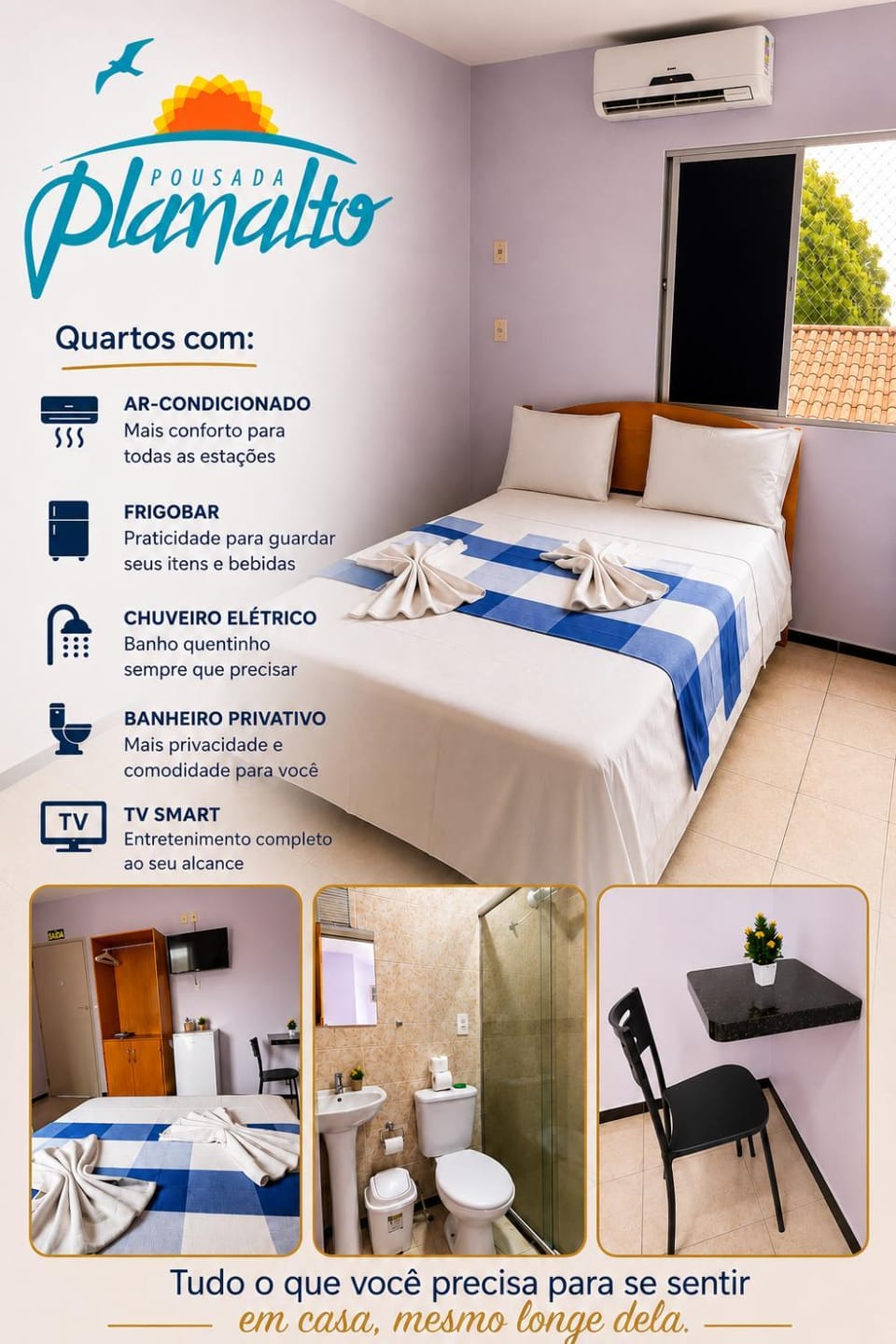 Bed, Photo of the whole room, Bedroom, towels, air conditioner