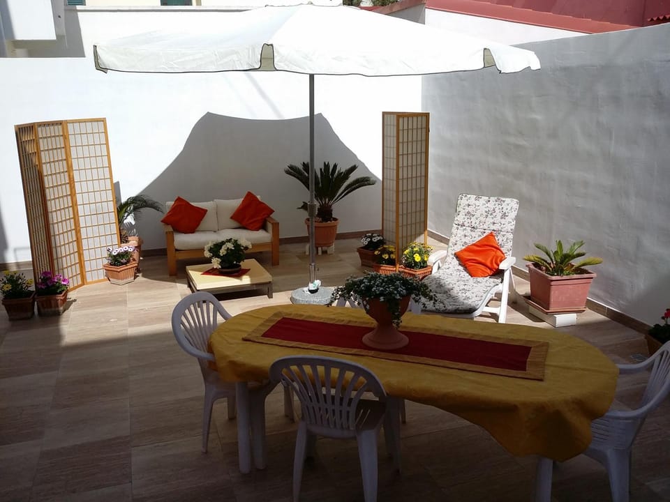 Property building, Patio