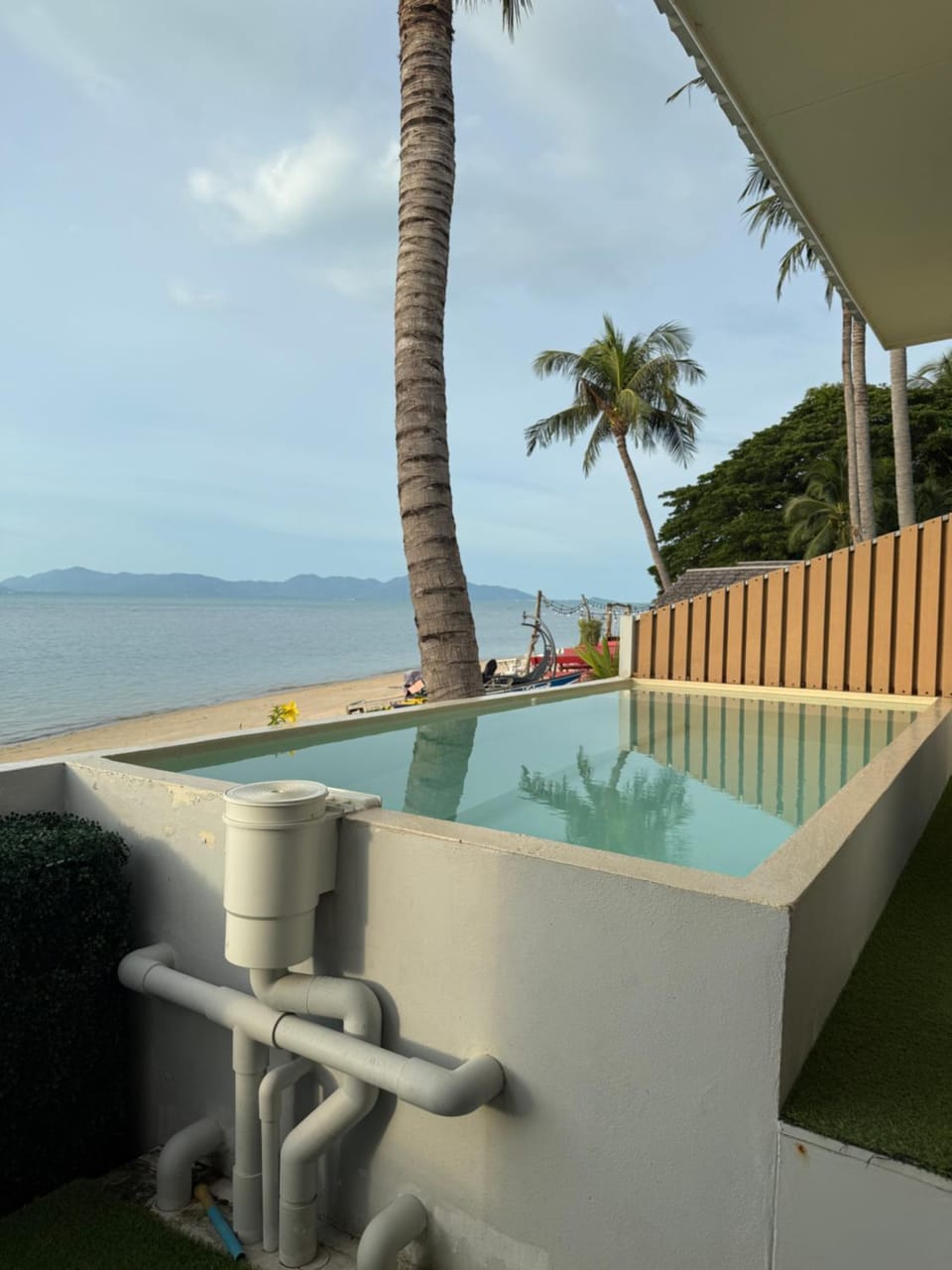 Natural landscape, Pool view, Sea view