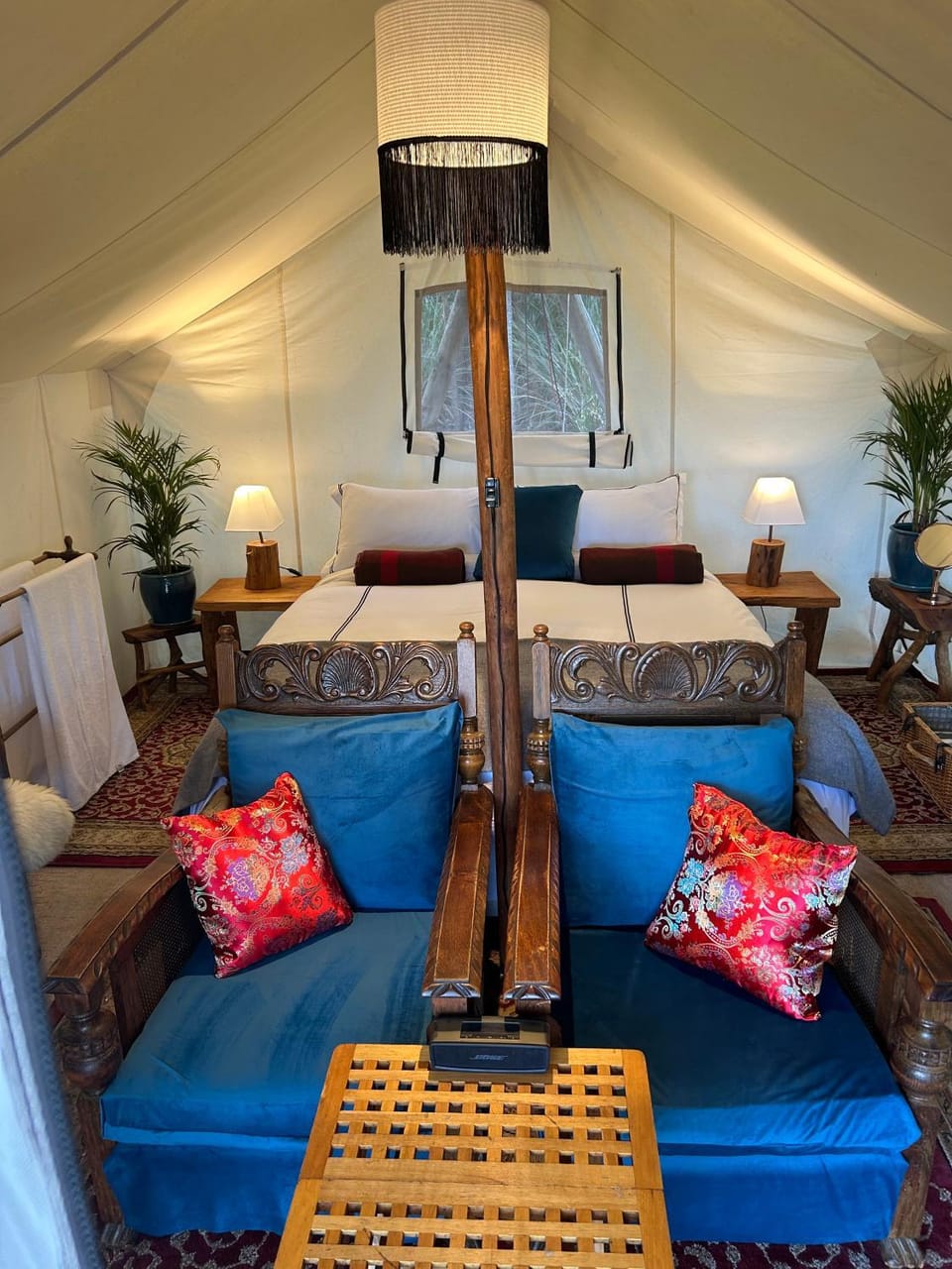 Bed, Living room, Photo of the whole room, Seating area