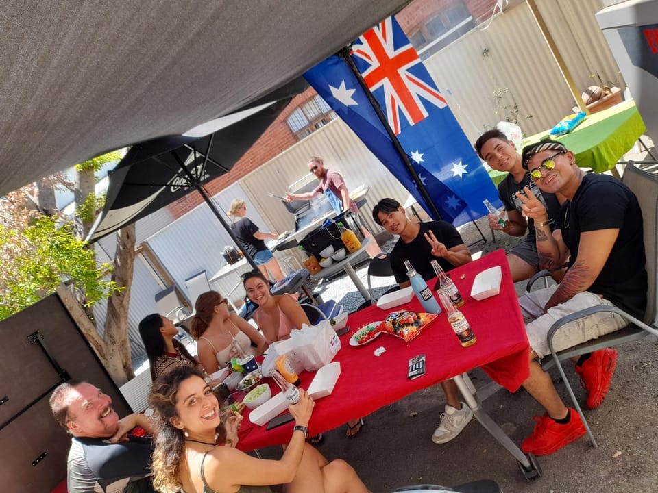 People, BBQ facilities