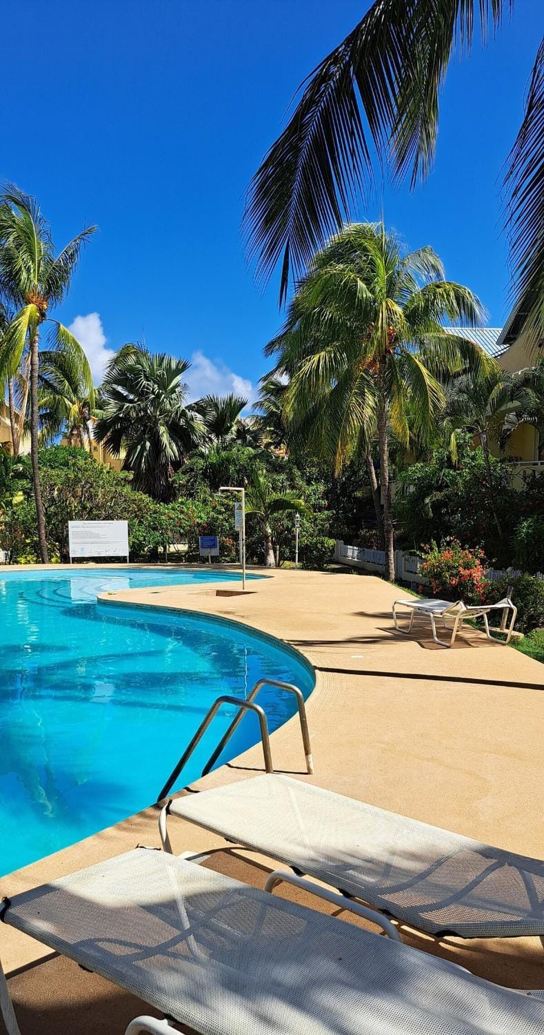 Garden view, Swimming pool, sunbed