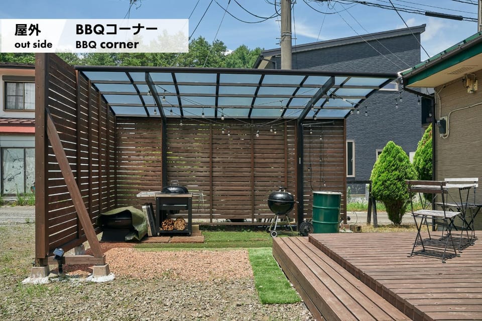 BBQ facilities, Garden view