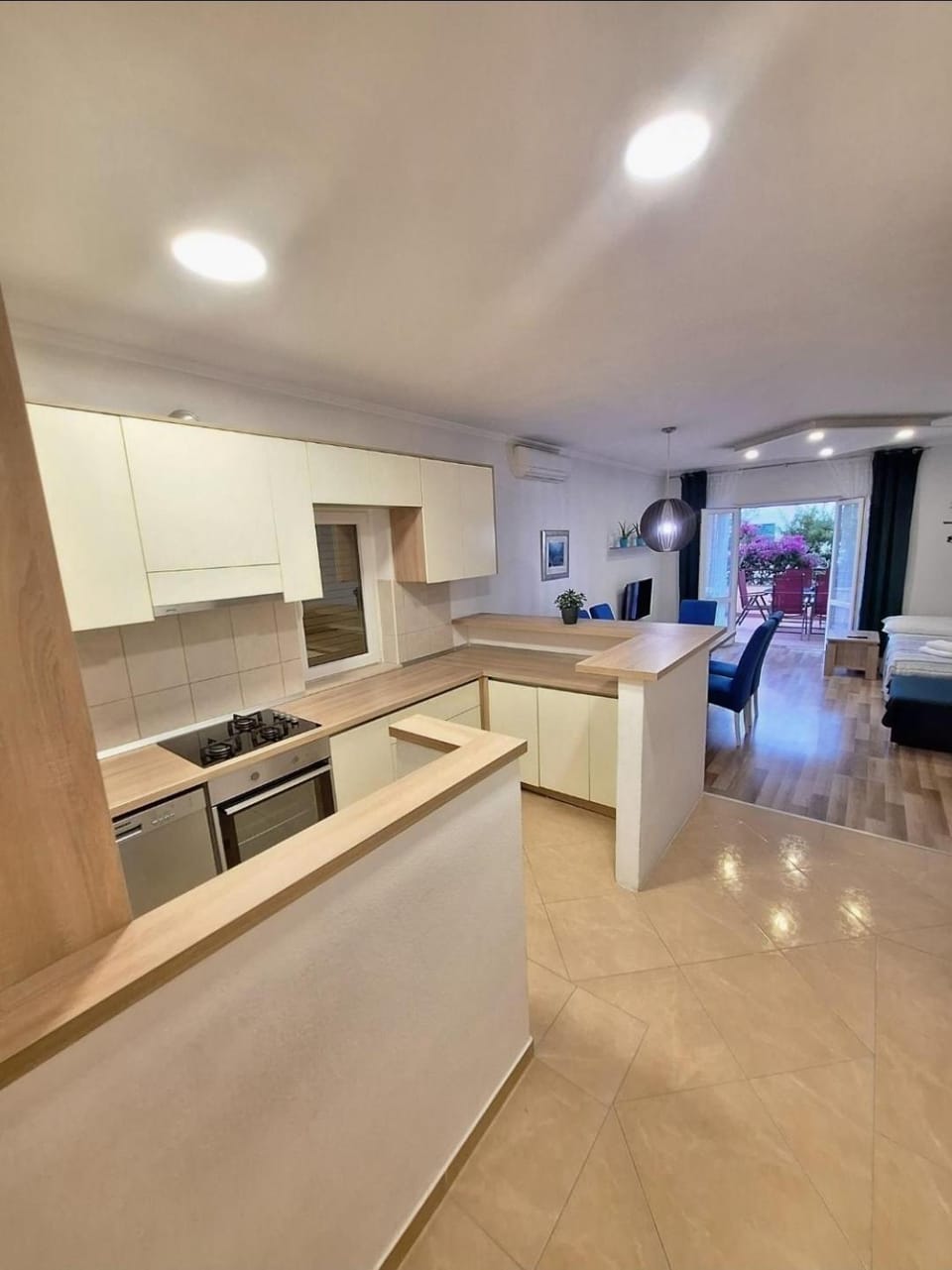 Kitchen or kitchenette, dishwasher, oven, stove, kitchen