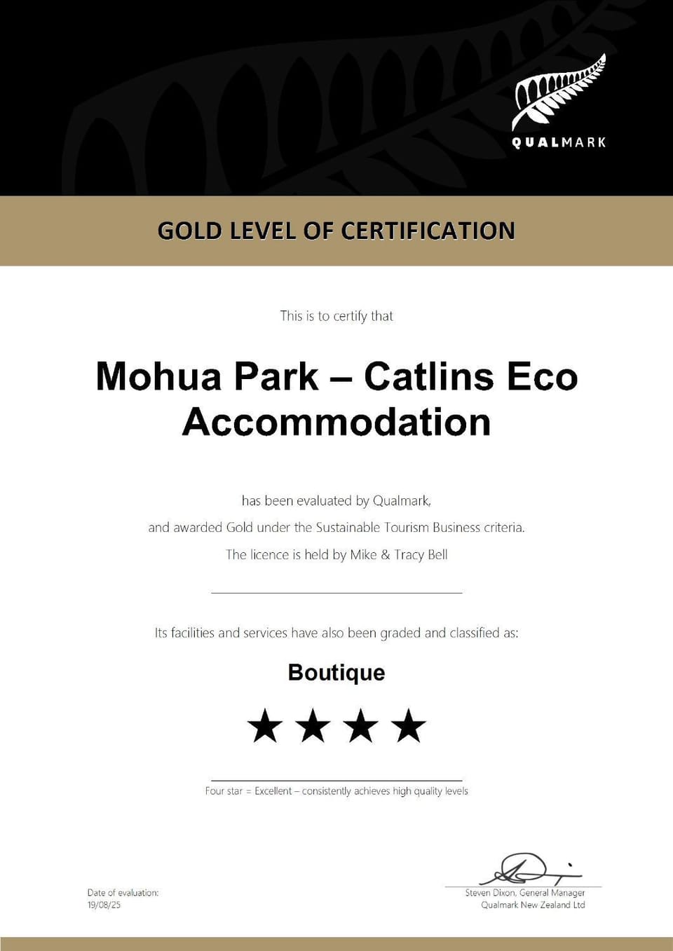 Certificate/Award, Certificate/Award