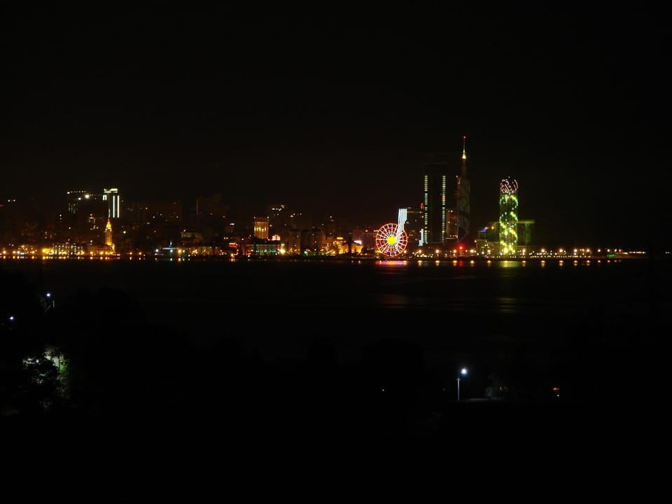 Night, Autumn, City view