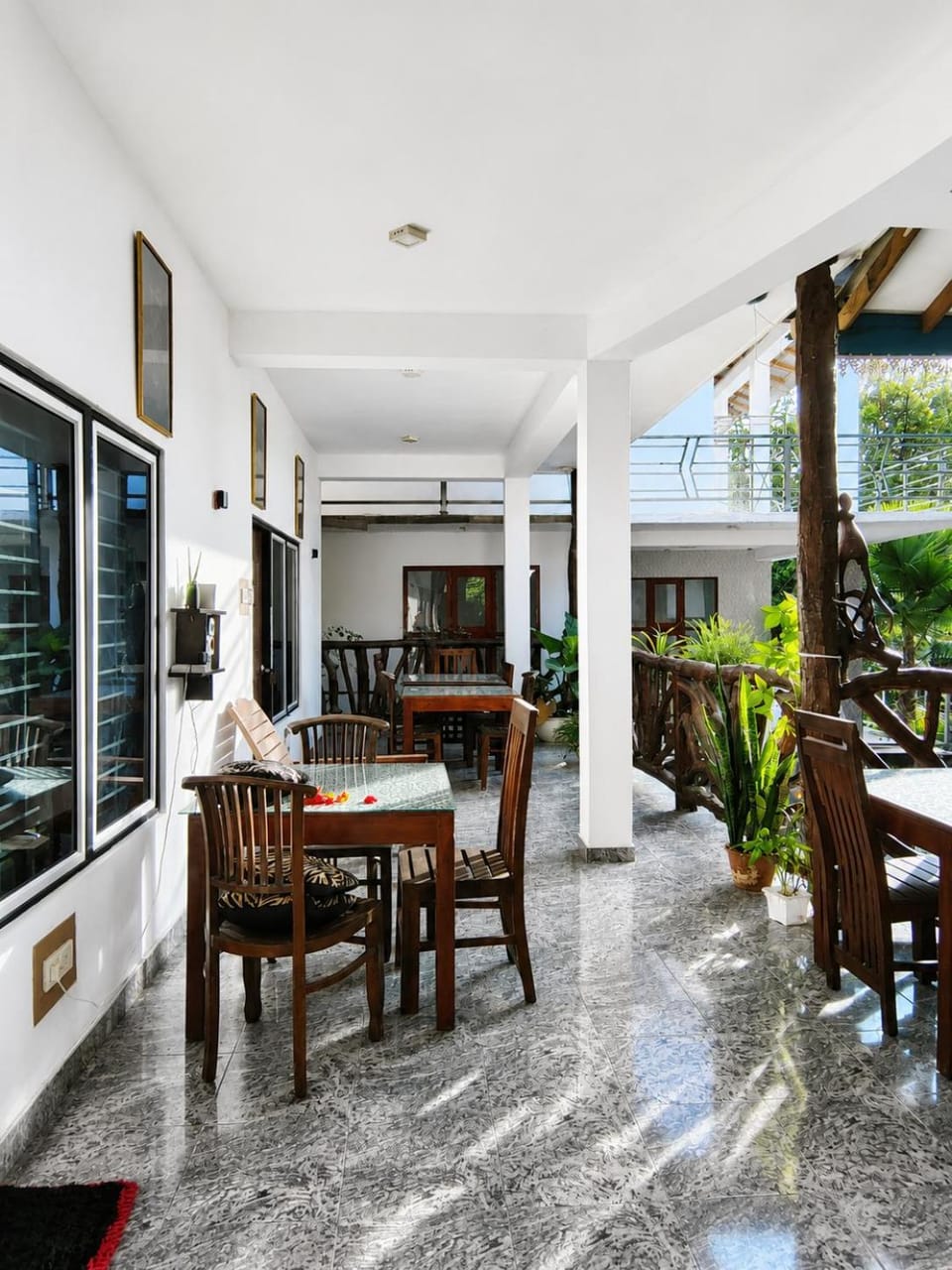 Patio, Living room, Seating area, Dining area