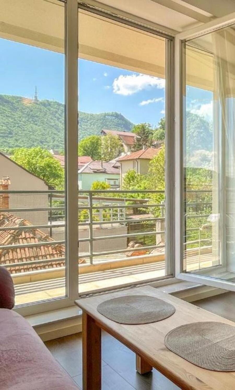 Day, Natural landscape, View (from property/room), Balcony/Terrace, Mountain view