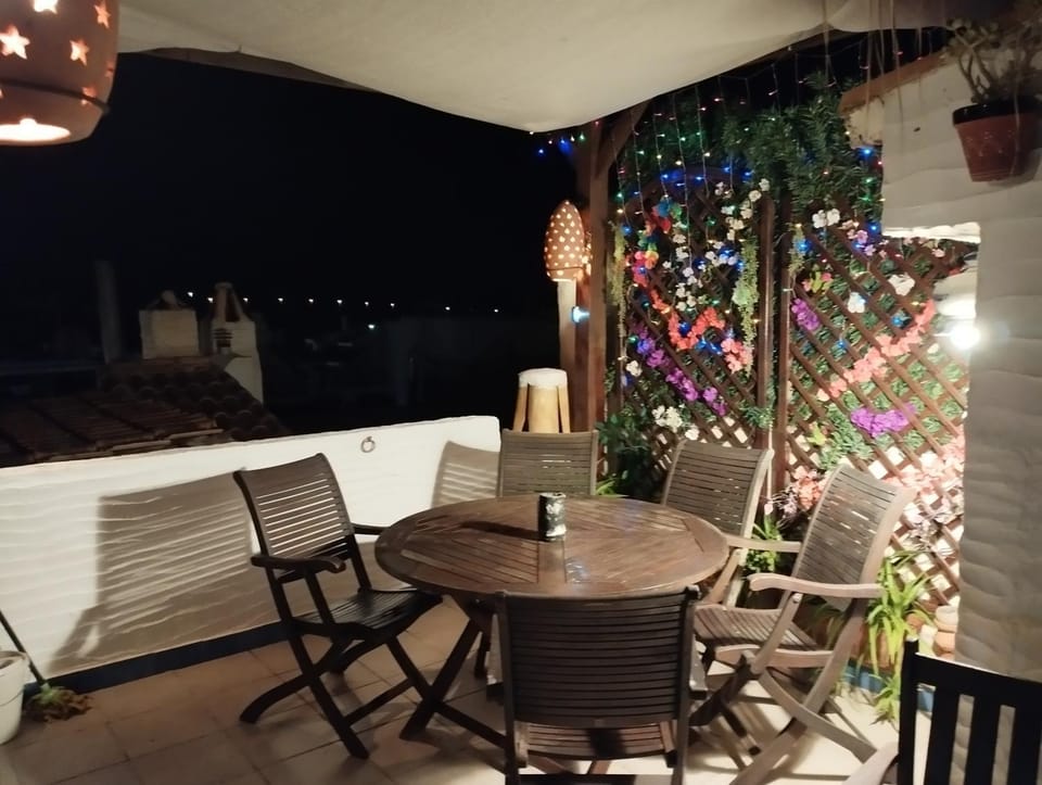 Patio, Night, Balcony/Terrace