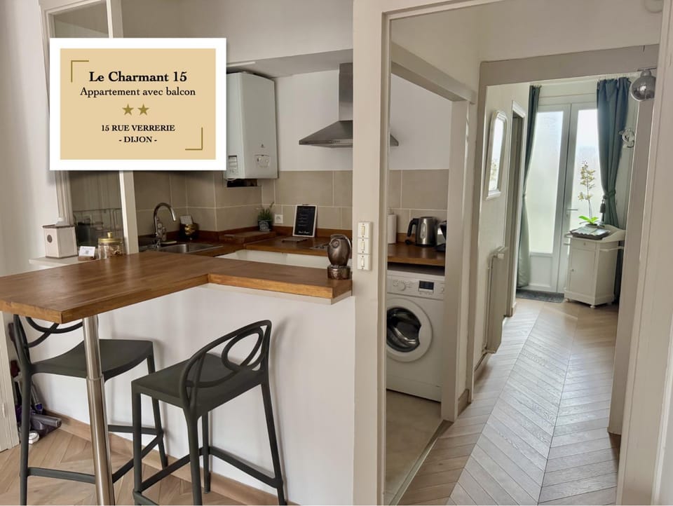 Seating area, Dining area, washing machine, kitchen