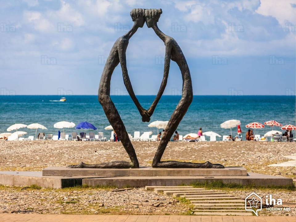 Beach, Text overlay