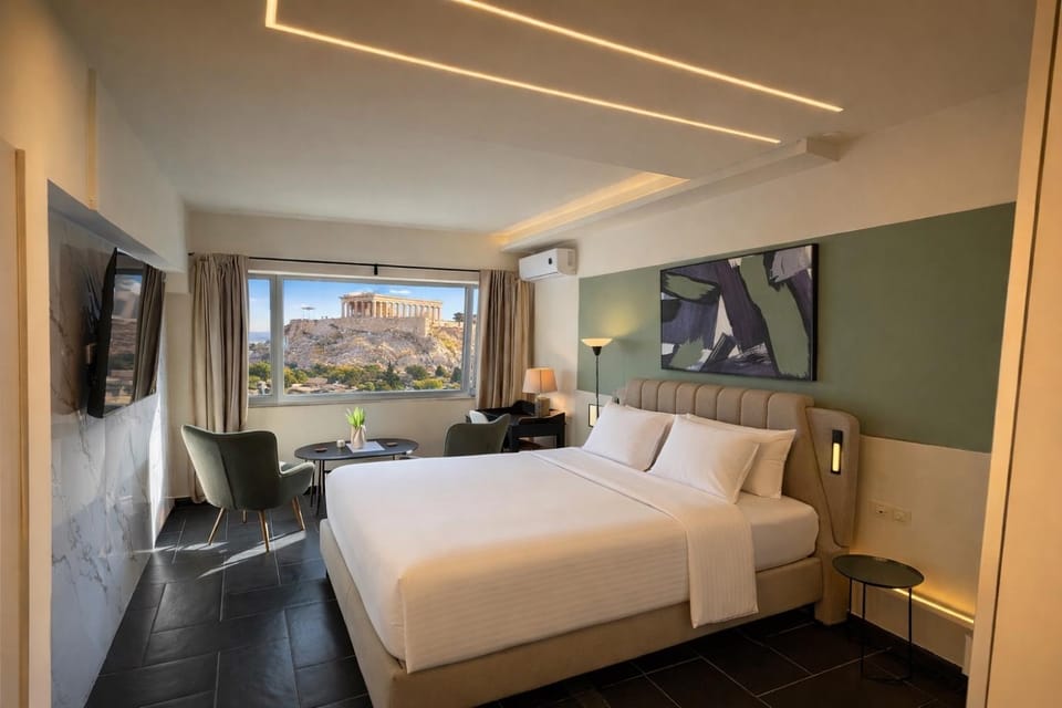 Bed, TV and multimedia, Photo of the whole room, Bedroom