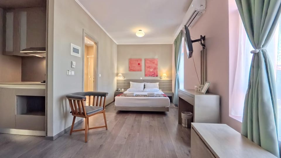 Bedroom, air conditioner