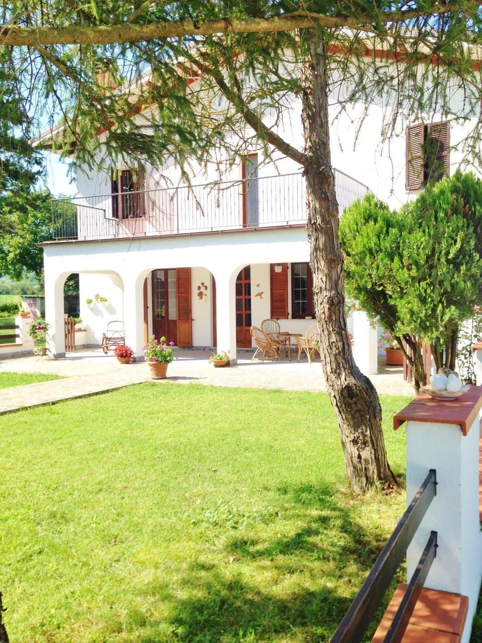 Property building, Garden view