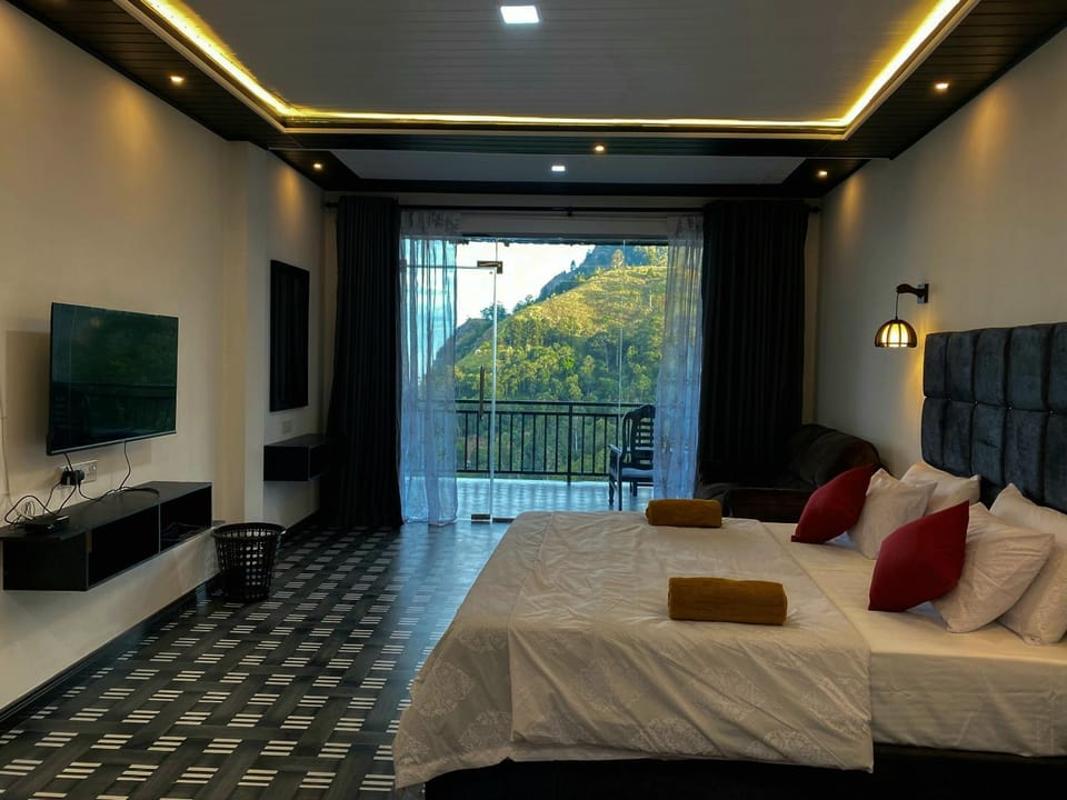 People, Natural landscape, View (from property/room), Seating area, Guests, Mountain view, group of guests