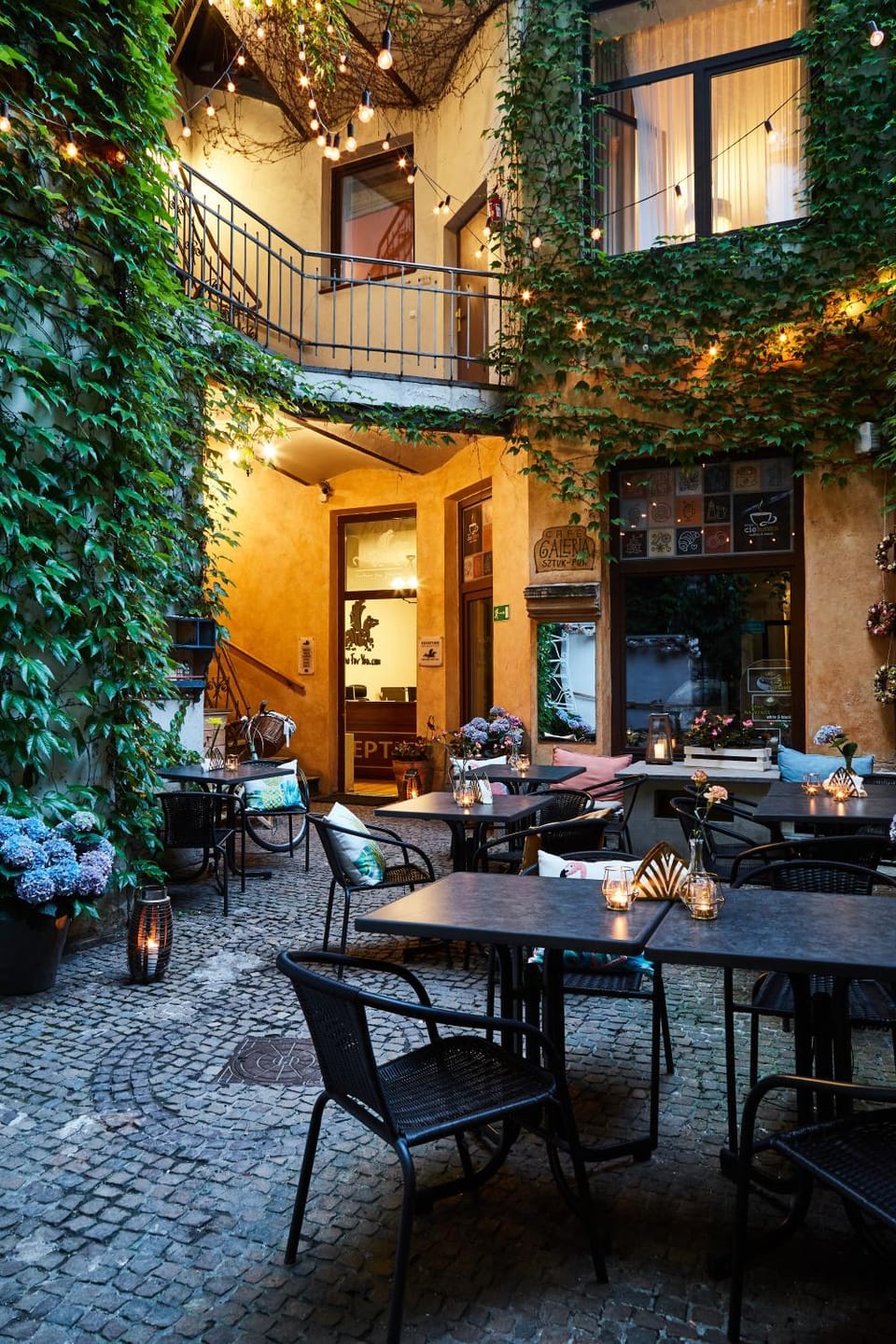 Property building, Patio