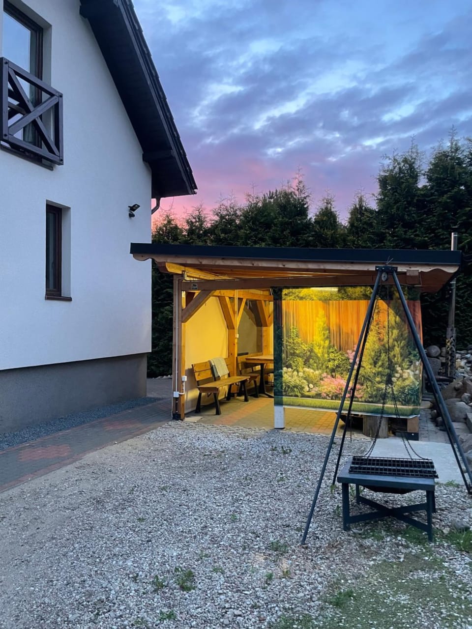Apartament Pod Skarpą z balią Wieżyca Apartment in Pomeranian Voivodeship