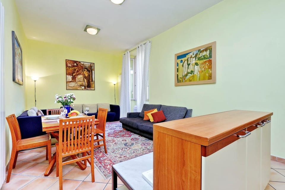 Kitchen or kitchenette, Living room, Dining area