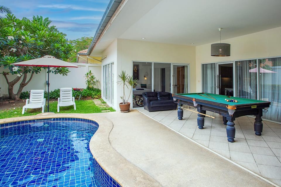 Patio, Billiard, Pool view, Swimming pool