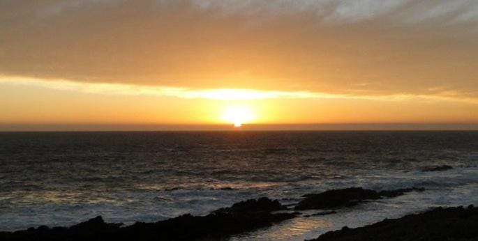 Sea view, Sunset