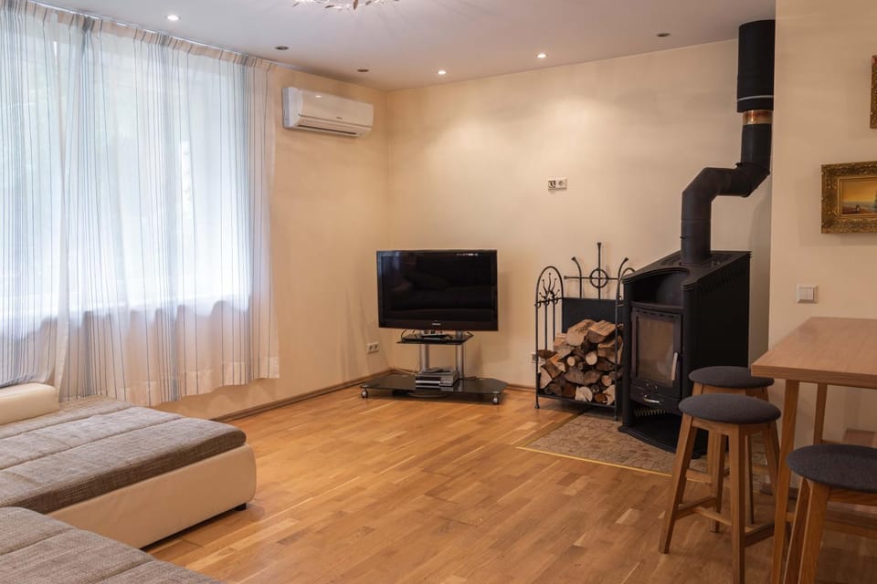Family-friendly 2 rooms apartment with view to a forest Apartment in Klaipėda County, Lithuania