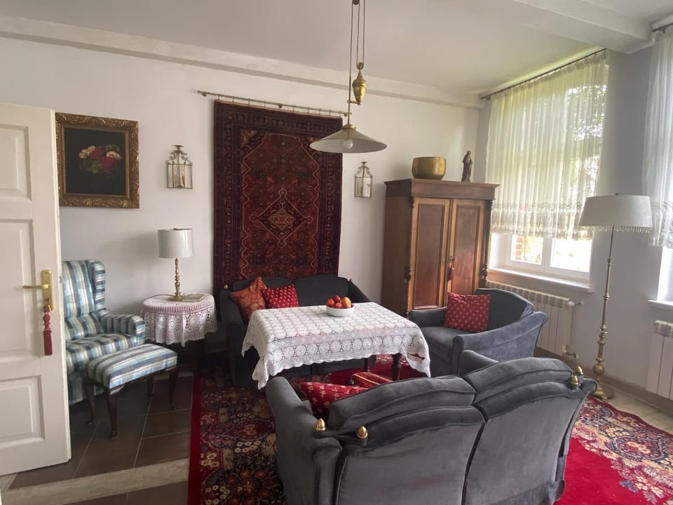 Living room, kitchen