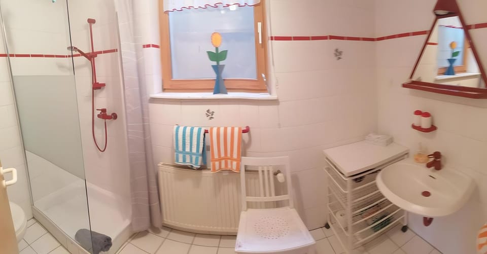 Bathroom, Living room