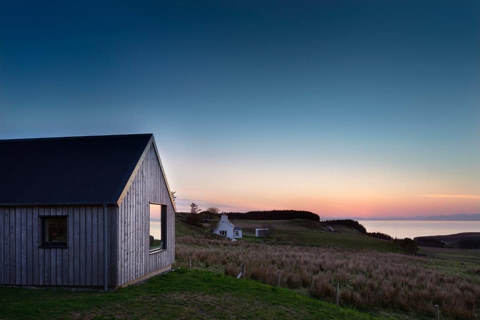 Property building, Sunset